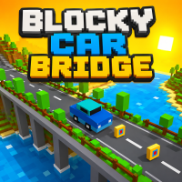 Play Blocky Car Bridge now!